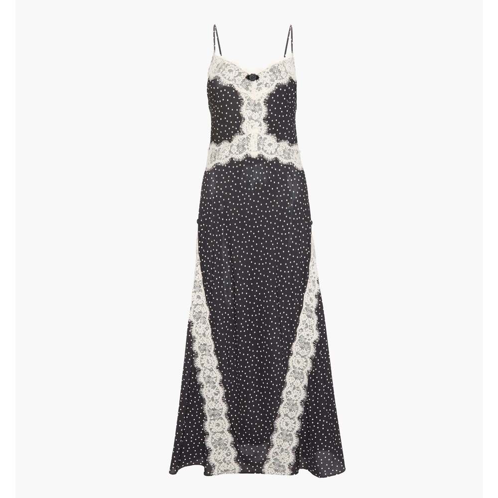 Hill House Home The Francesca Dress - Black Polka Dot Size SBlack Polka Dot / S